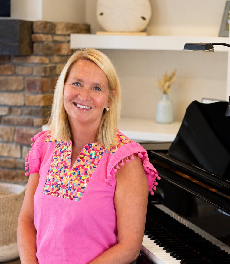 Colleen Holmstrom, piano teacher at Grace Haven Music School